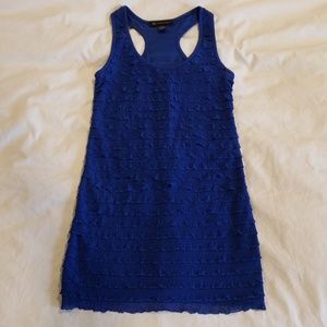 Stretchy ruffle tank